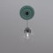 Ekena Millwork Cole PVC Medallion (Canopies up to 4 1/2"), 16"OD x 3 1/2"ID x 1"P, Metallic Sea Mist CMP16COFSM - alternate 8